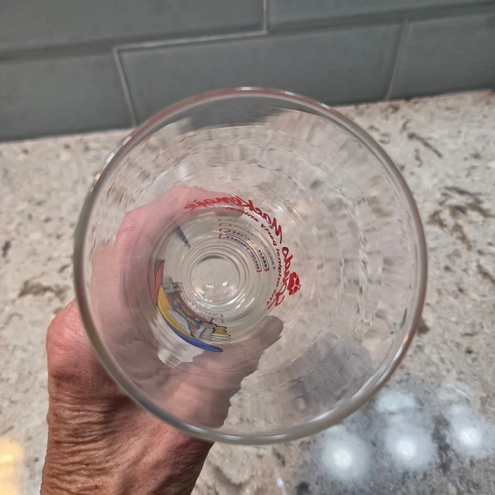 Vintage Bud Light Spuds MacKenzie Pilsner Glass Original Party Animal 7.5 Inch